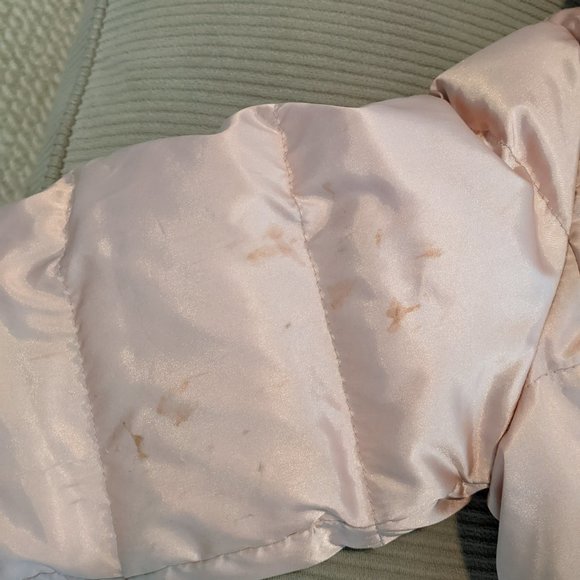 SMALL: 6/7 Gap Down Puffer Jacket pink champagne - Picture 5 of 7